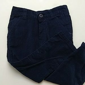 Toddler boys corduroy navy pants
